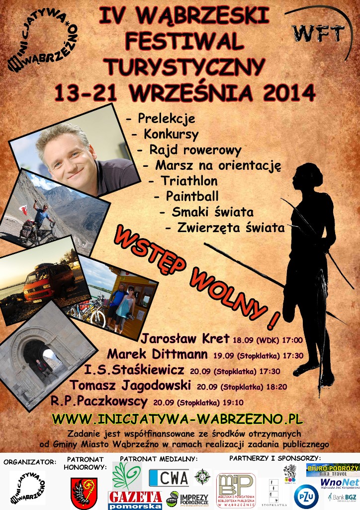 Festiwal turystyczny 2014 - plakat aktualny