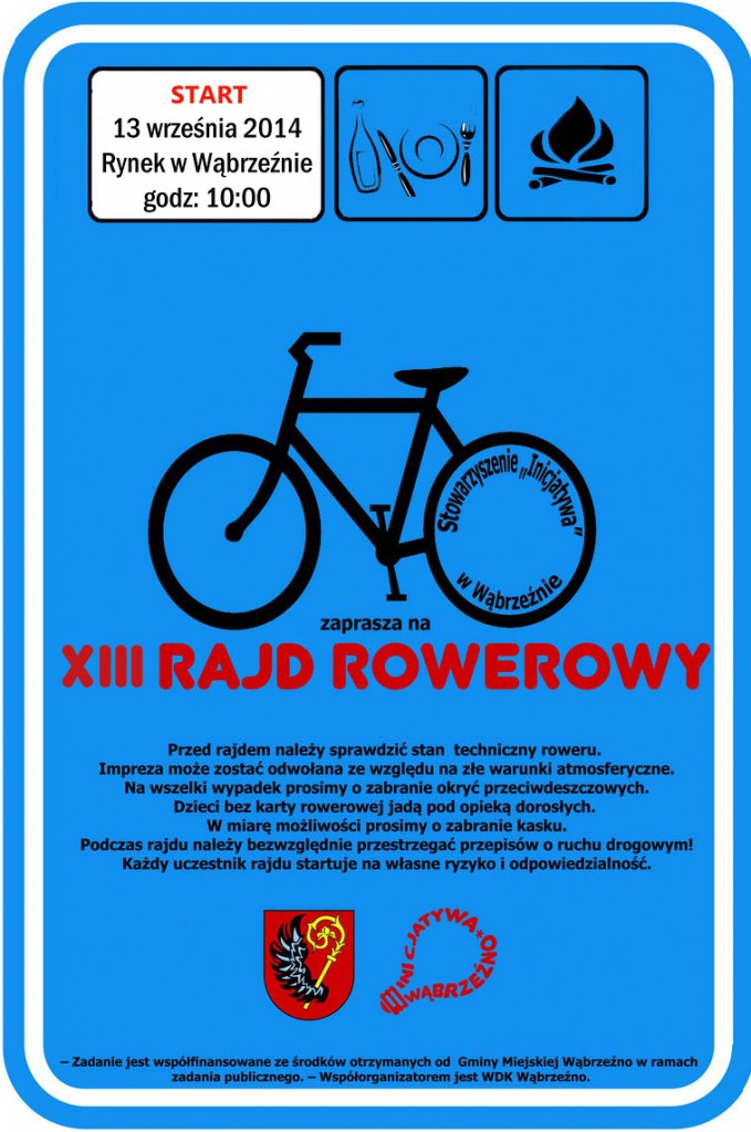 Rajd rowerowy - wrzesien 2014