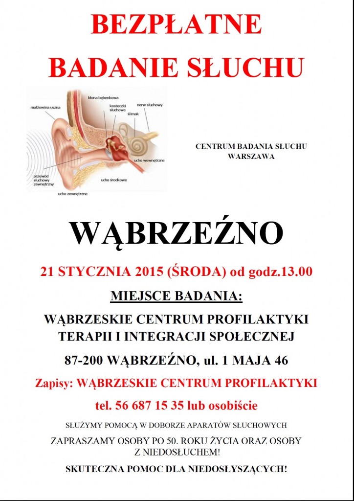 Bezpłatne badanie słuchu -