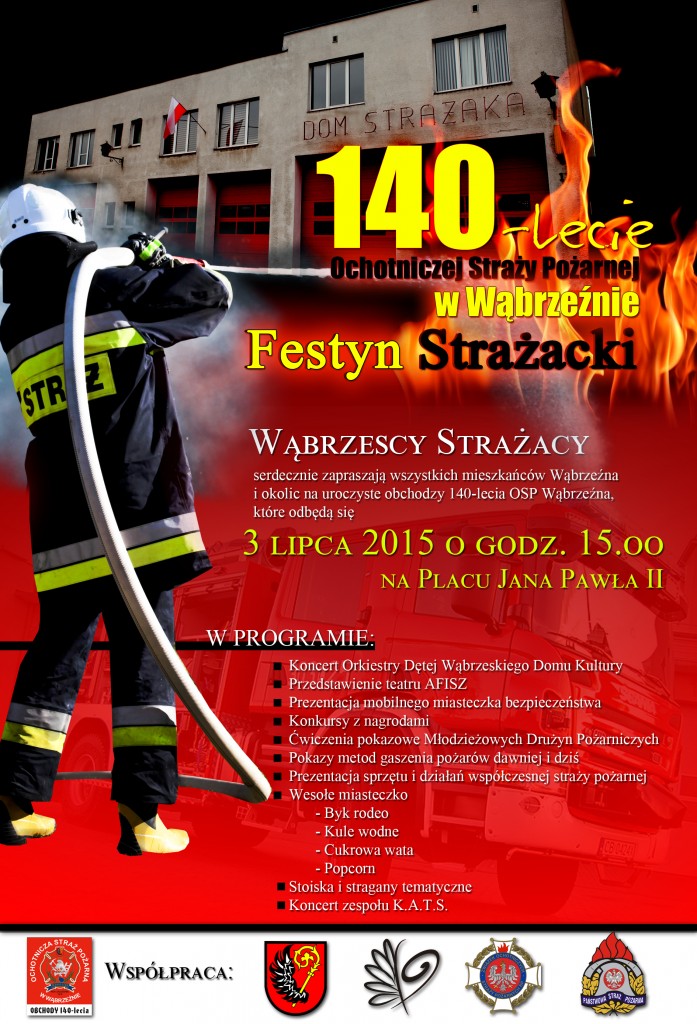 140-lat OSP Wąbrzeźno - plakat