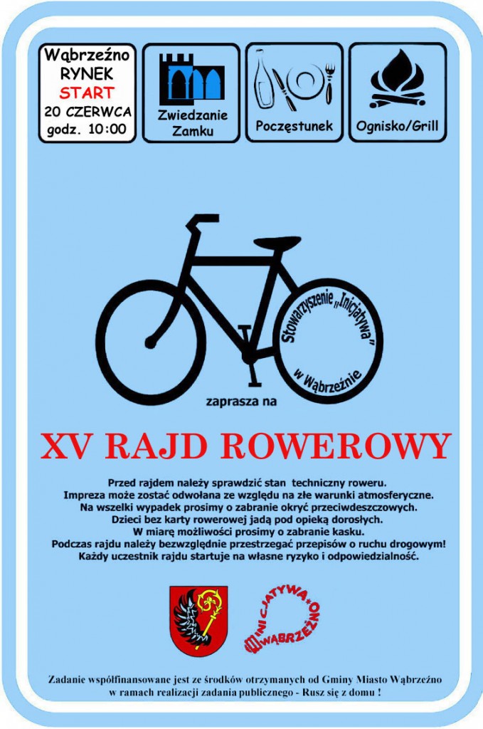 Rajd rowerowy - czerwiec 2015