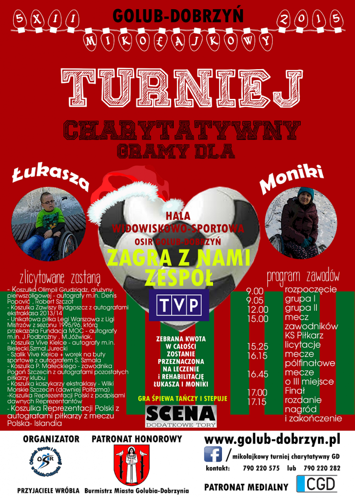 Platak. Turniej charytatywny - halowa piłka nożna