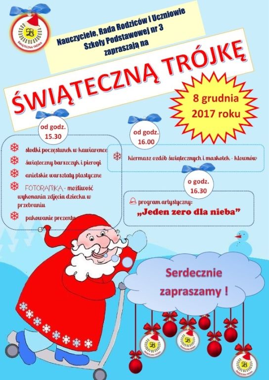 Świąteczna Trójka zaprasza - 8 grudnia 2017 r.
