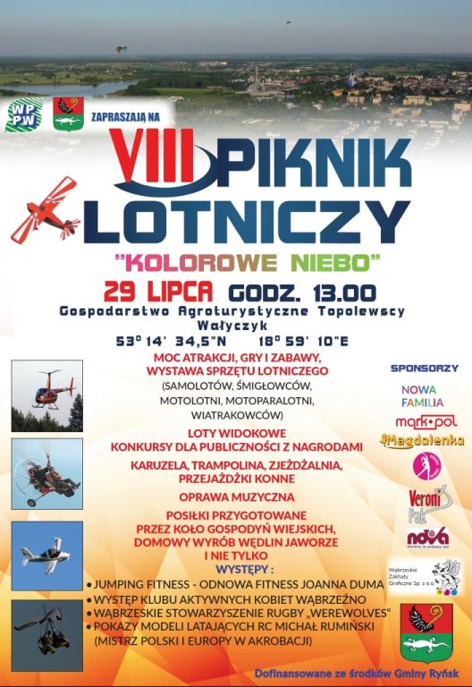 Piknik Lotniczy Kolorowe Niebo - 29 lipca 2018 r. Wałyczyk
